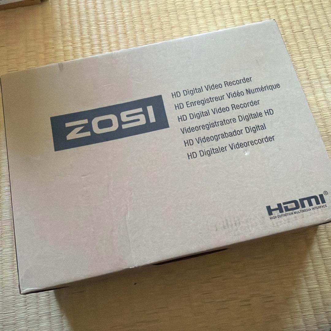 ZOSI 1080P 防犯レコーダー8ch 1TB ahdレコーダー