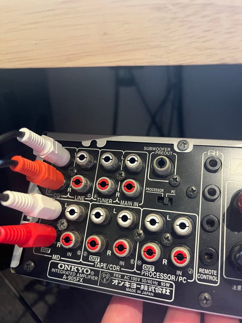 A-905FX ONKYO オンキョー プリメインアンプ メンテナンス済み