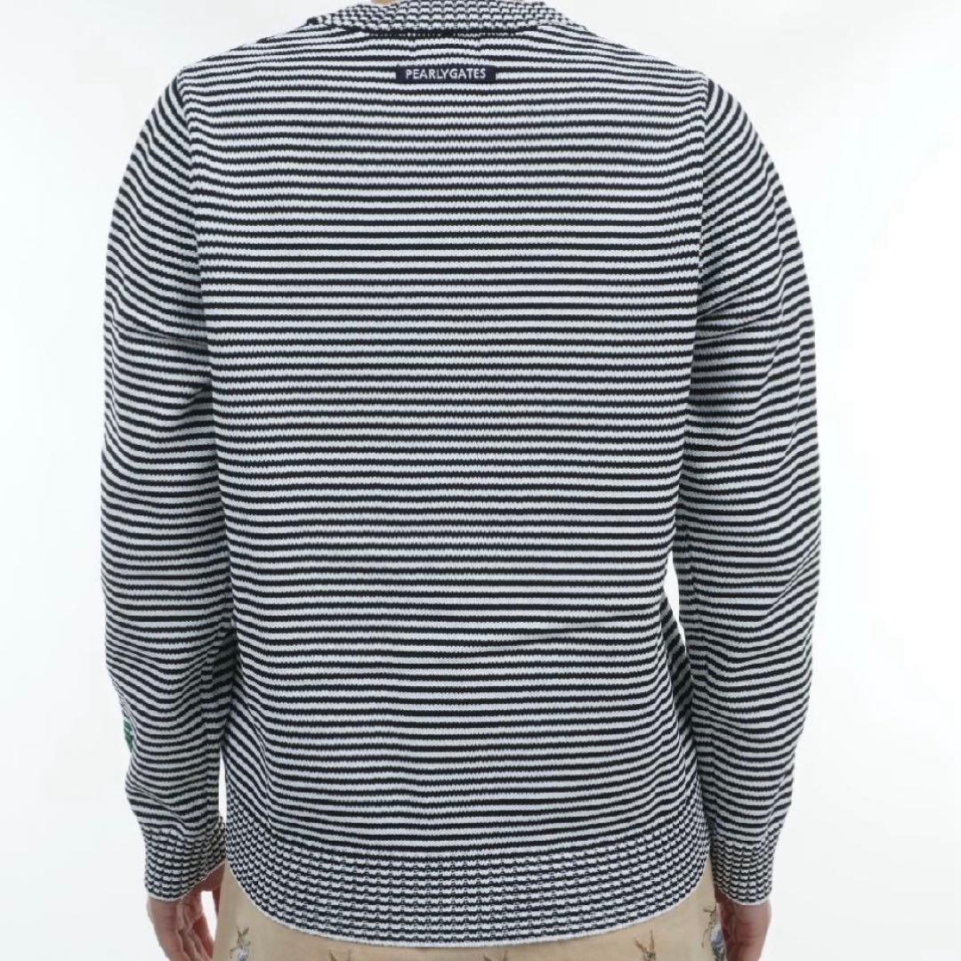 【即発送】極美品　パーリーゲイツ ニット ボーダーセーター　定価４万円