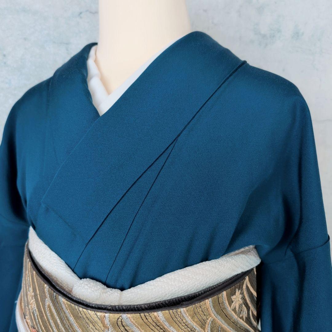 色無地　着物　フルセット　正絹　O4