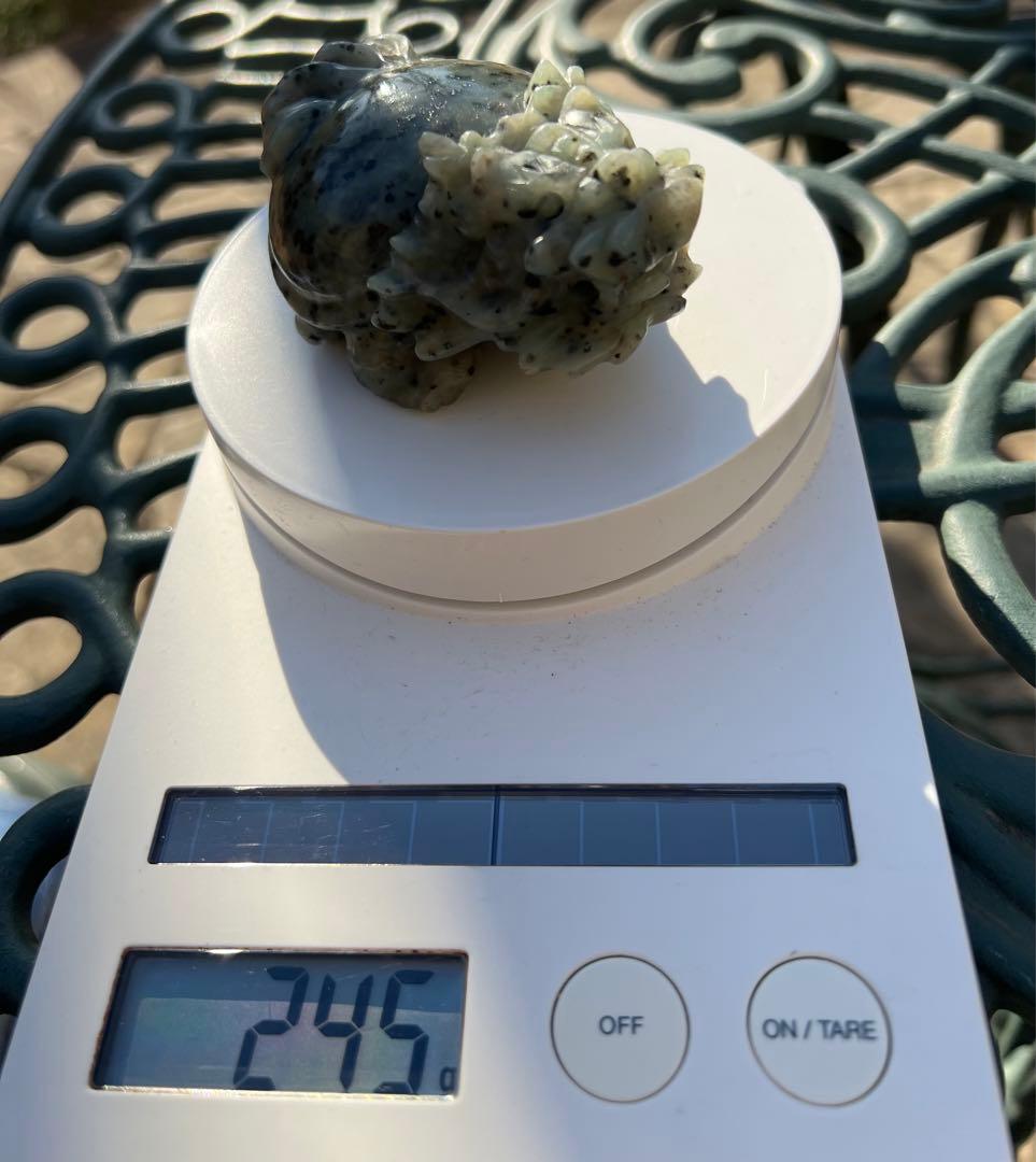 キウイストーン　龍亀　置き物