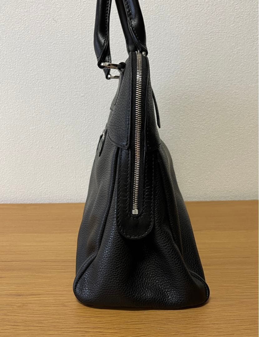 Bow LONGCHAMP ロンシャン レザーハンドバッグ
