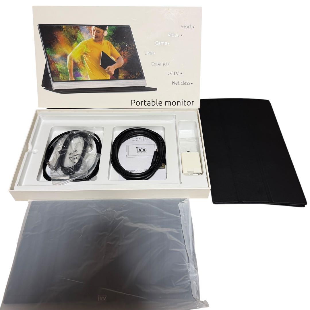 【4K高精細】IVV 13.3インチ モバイルモニタ VESA規格75×75対応