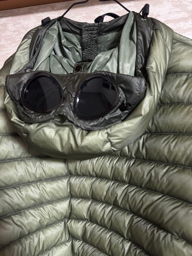 D.D. SHELL GOGGLE DOWN JACKET L グリーン