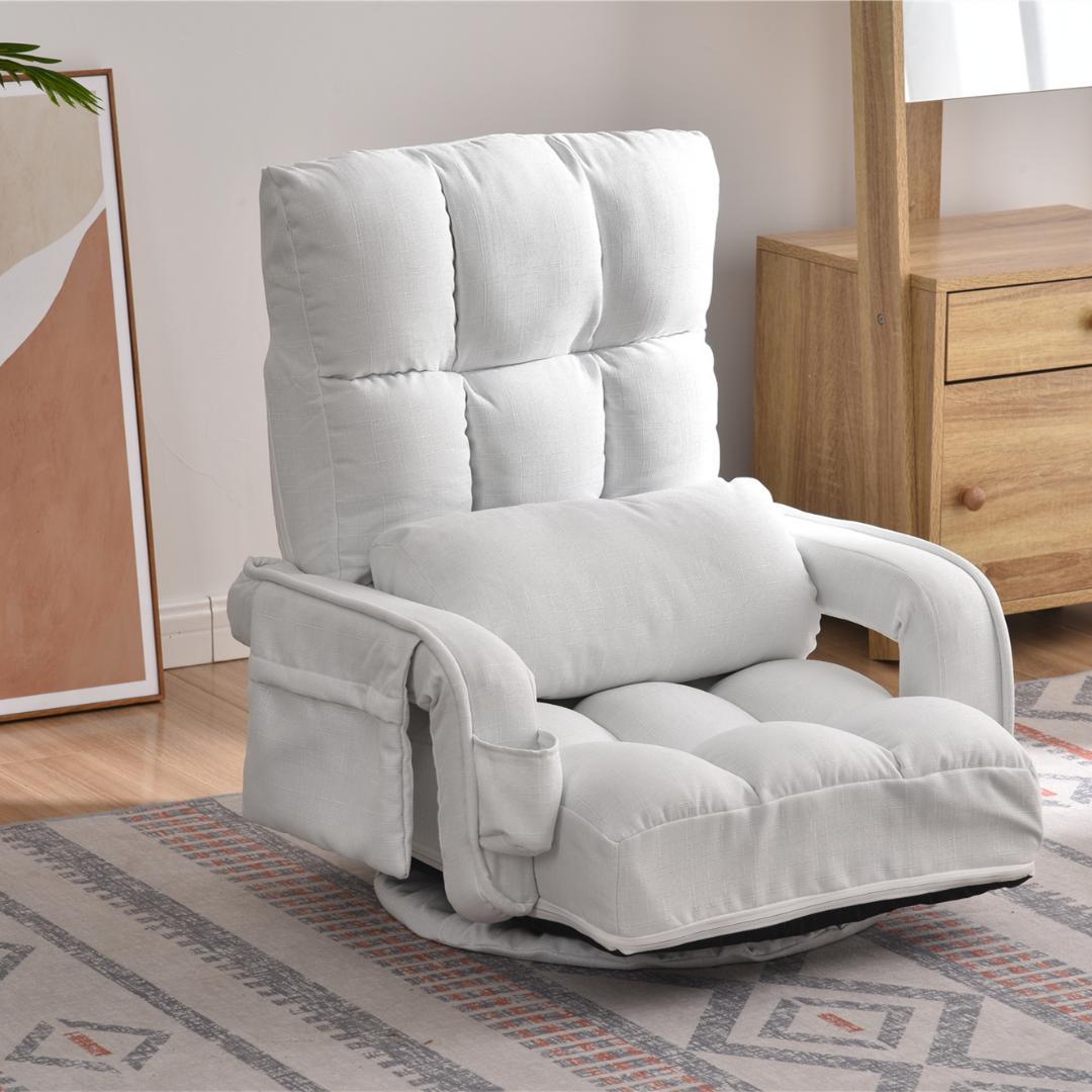 新品　座椅子　リクライニング　リクライニングチェア　多機能　回転式