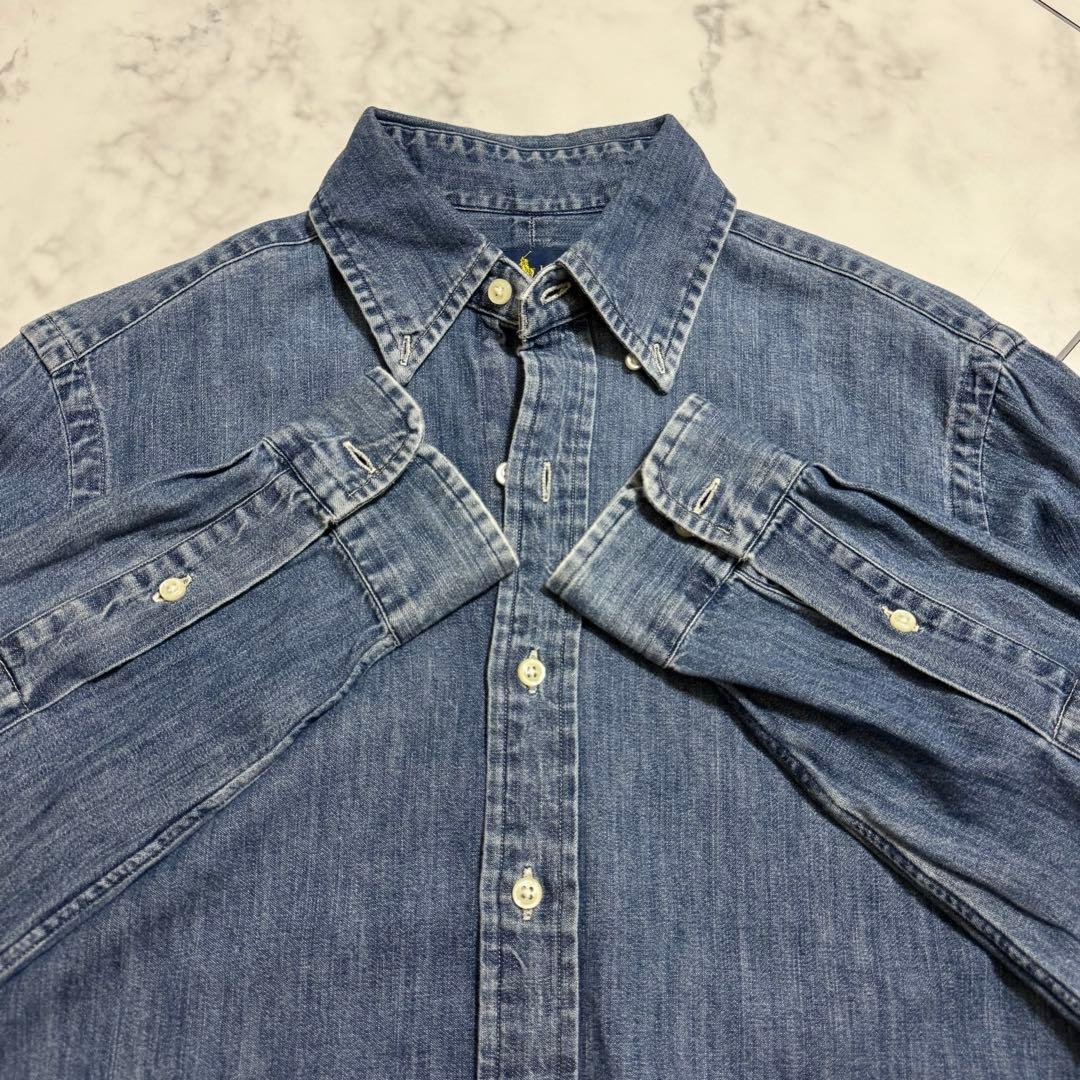 人気❣️定番　ラルフローレン　デニムシャツ　ダンガリーシャツ ポニー刺繍