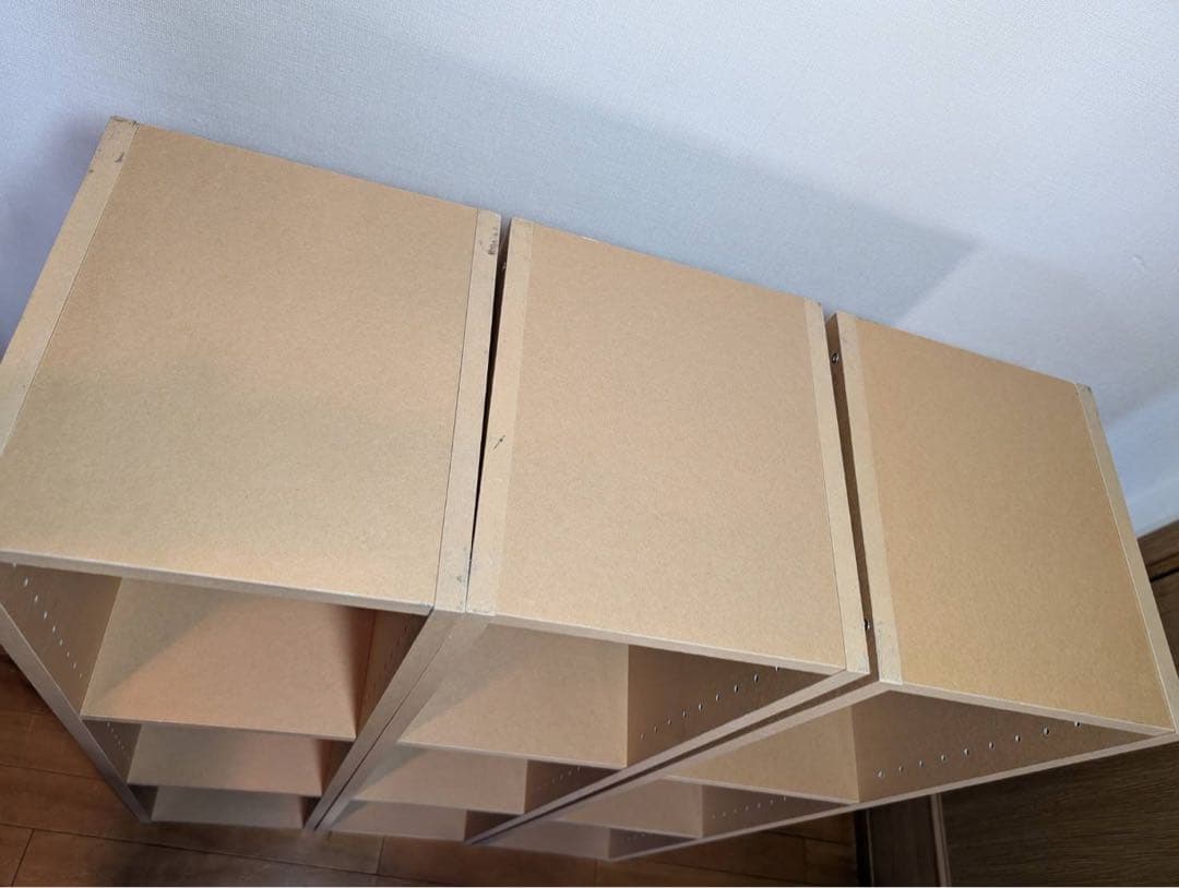 ■送料込■無印良品 MUJI パルプボードボックスフリーラック棚シェルフ廃盤家具