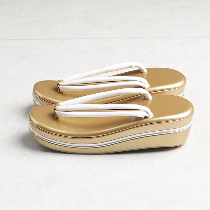 草履バッグセット　ゴールド　24cm　03595