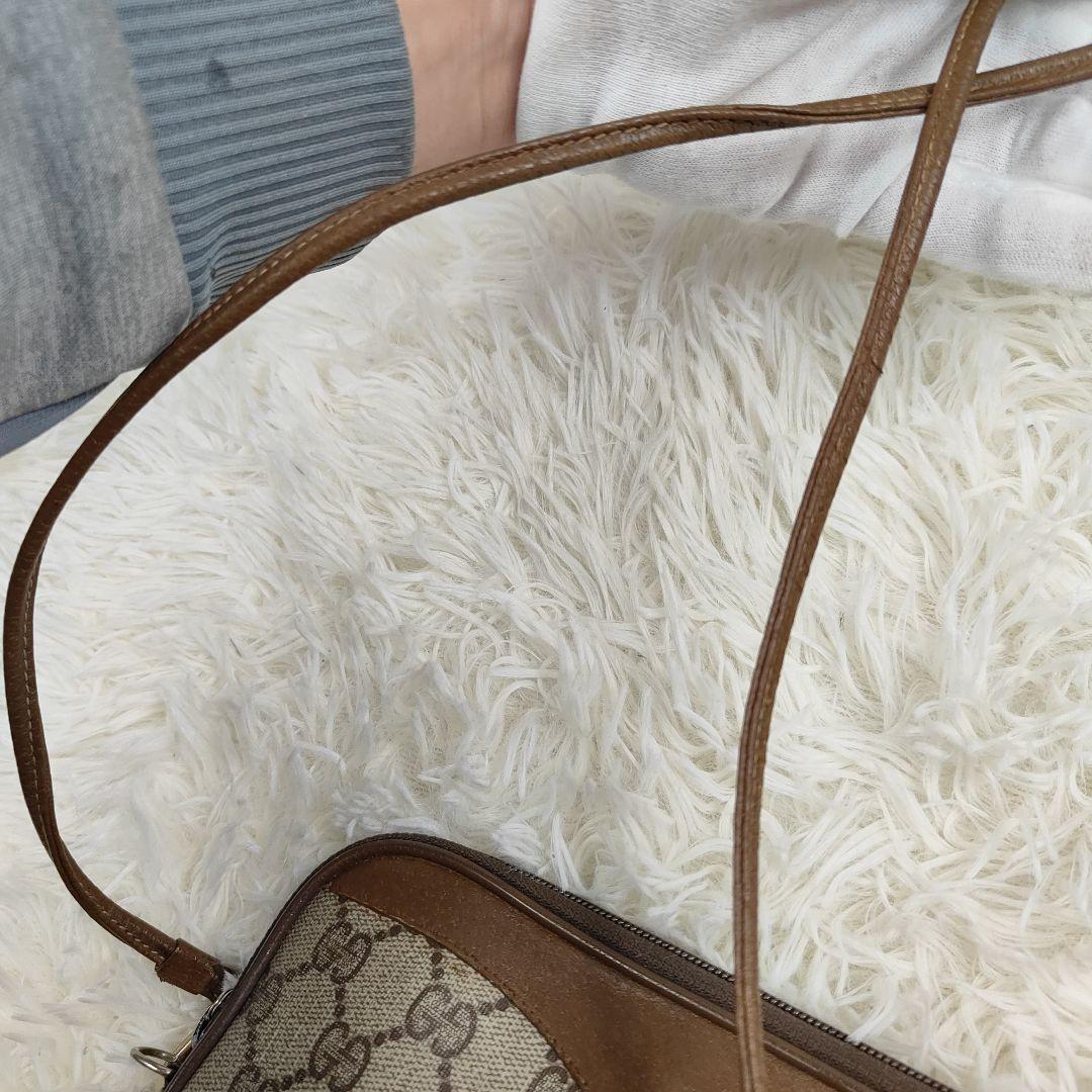 GUCCI　ショルダーバッグ　GGスプリーム　インターロッキング　2way