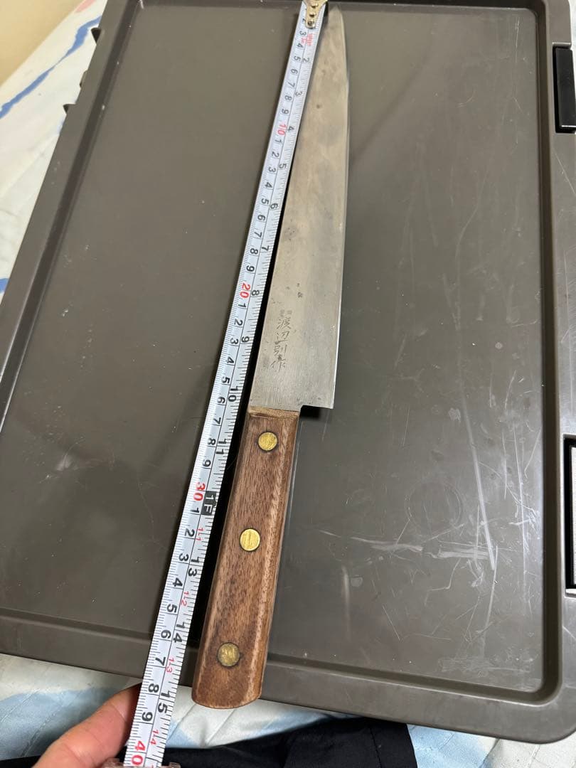 牛刀 約30cm 木製ハンドル渡辺別作