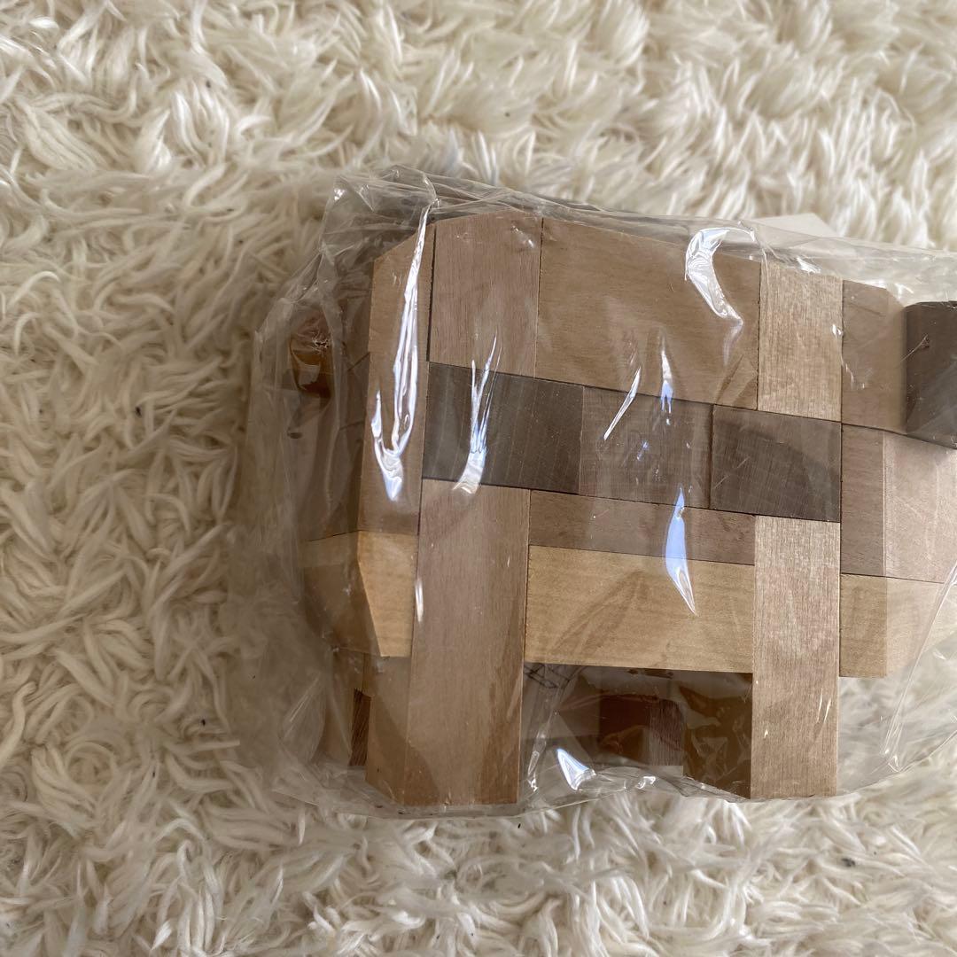 ④ 希少 組木細工 山中組木工房 パズル 玩具 オブジェ インテリア