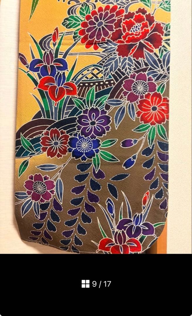 Ｋ*ａ様 【新品未使用品】紅型 振袖 長襦袢＋袋帯(使用品)セット