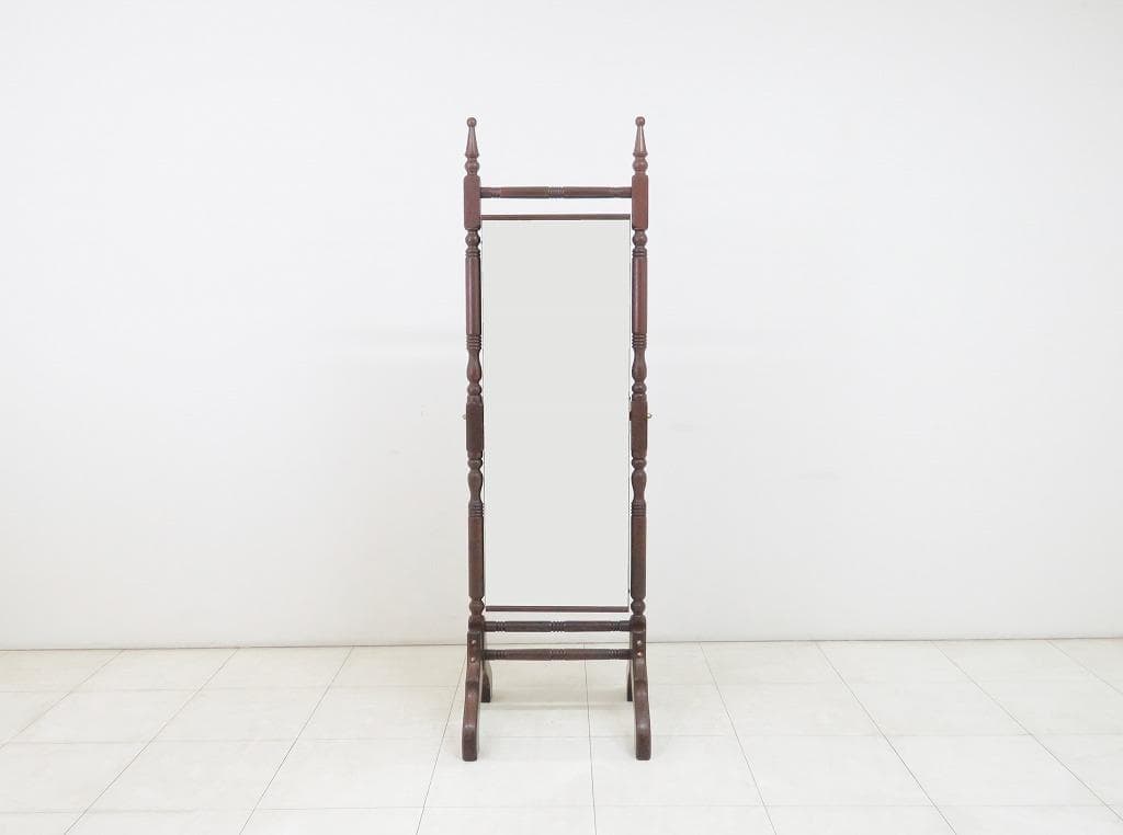 ショコラティエ様 ヴィンテージ クラシック スタンドミラー レトロ 姿見 鏡