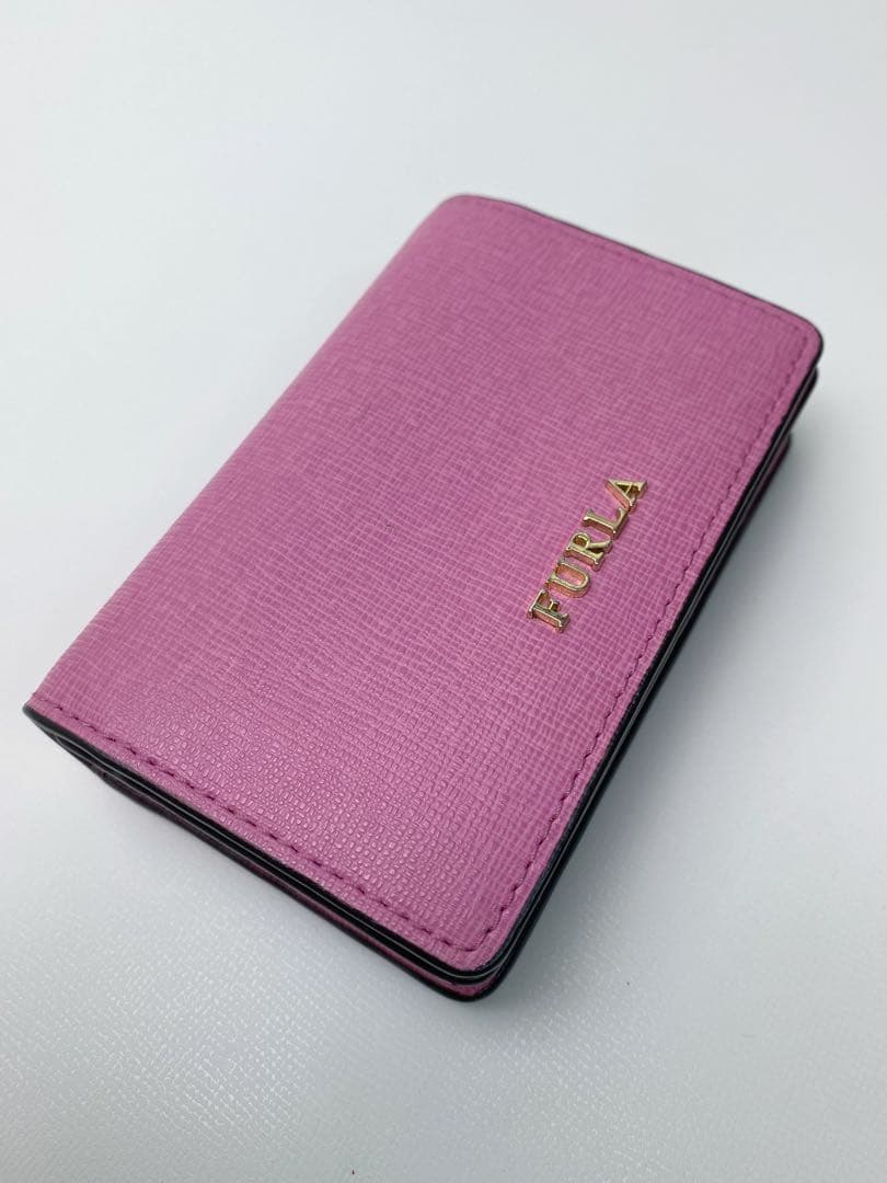 新品 フルラ FURLA カードケース 名刺入れ レザー 保存袋あり 箱付き