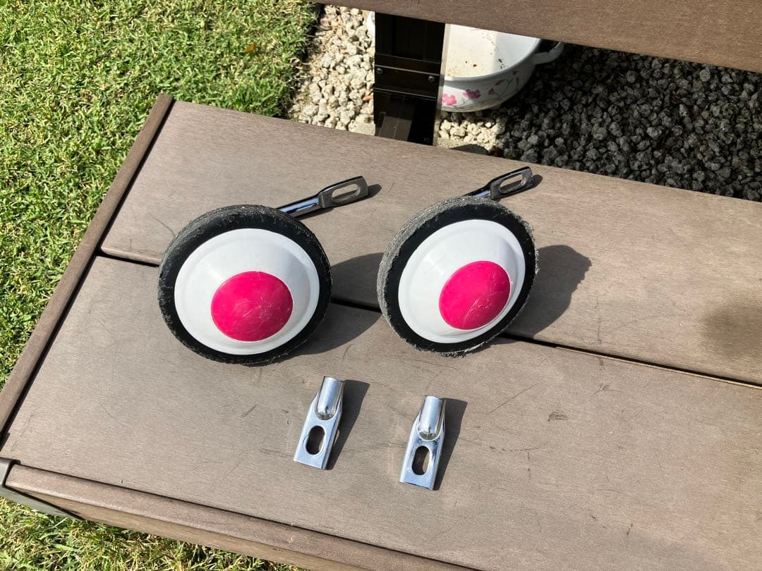 【引き取り限定 愛知】幼児用自転車 ピンク14インチ(補助輪付)