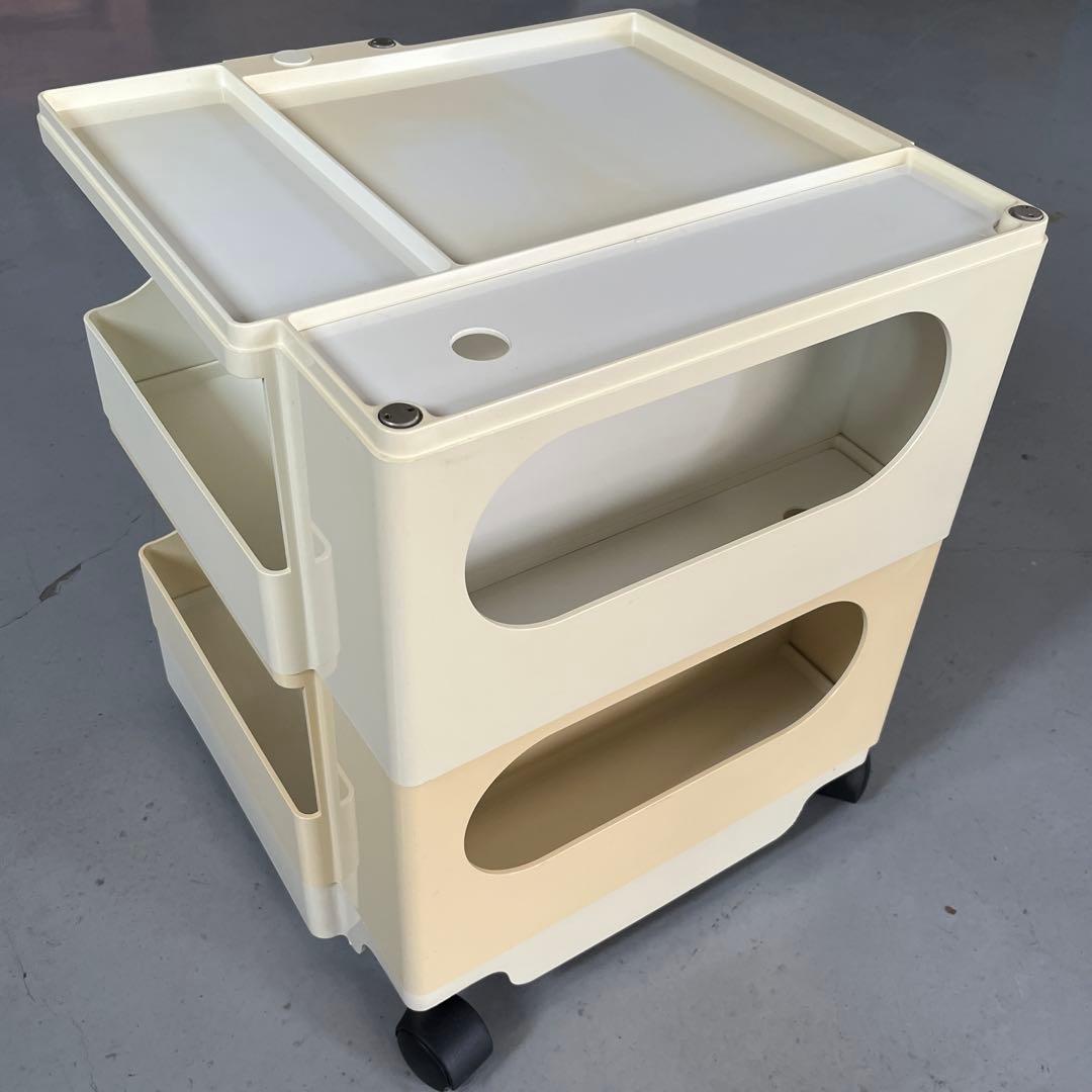 【正規品】B-LINE/ボビーワゴン 2段トレイ ホワイト ジョエ・コロンボ