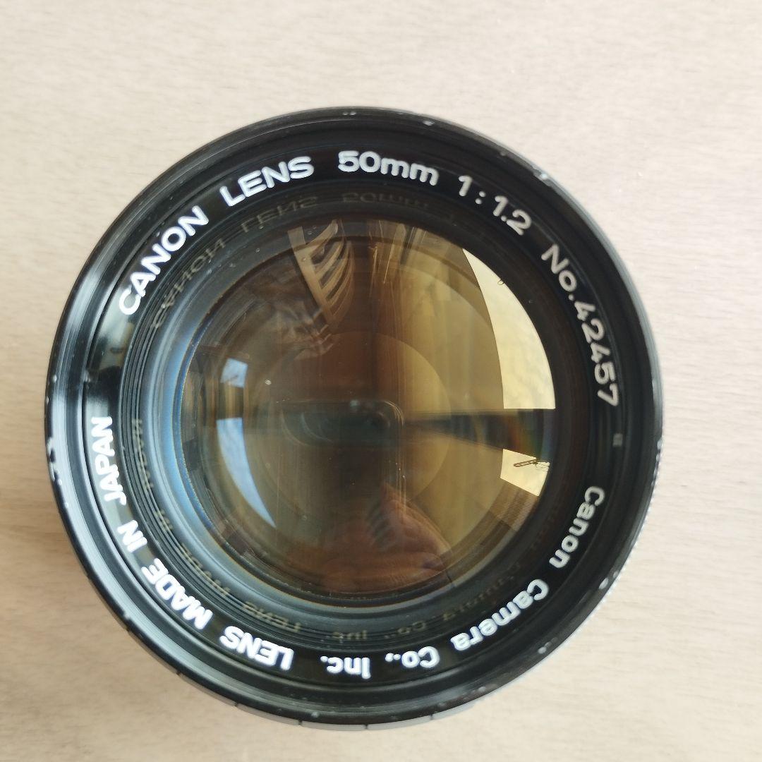 キヤノン　レンズ　50mm F1.2　L39マウント　 純正前後キャップ付き
