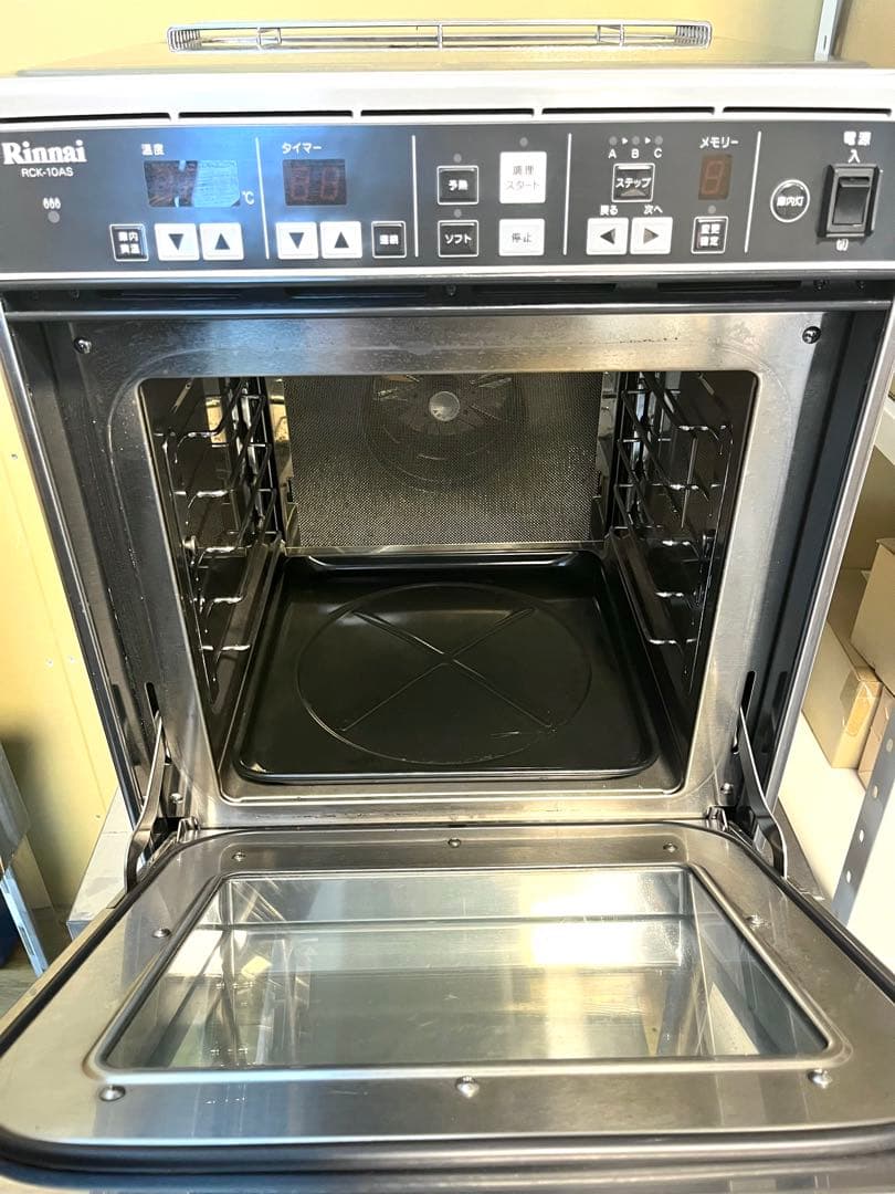 【使用頻度少なめ美品】リンナイ ガス高速オーブン 卓上 RCK-10AS都市ガス
