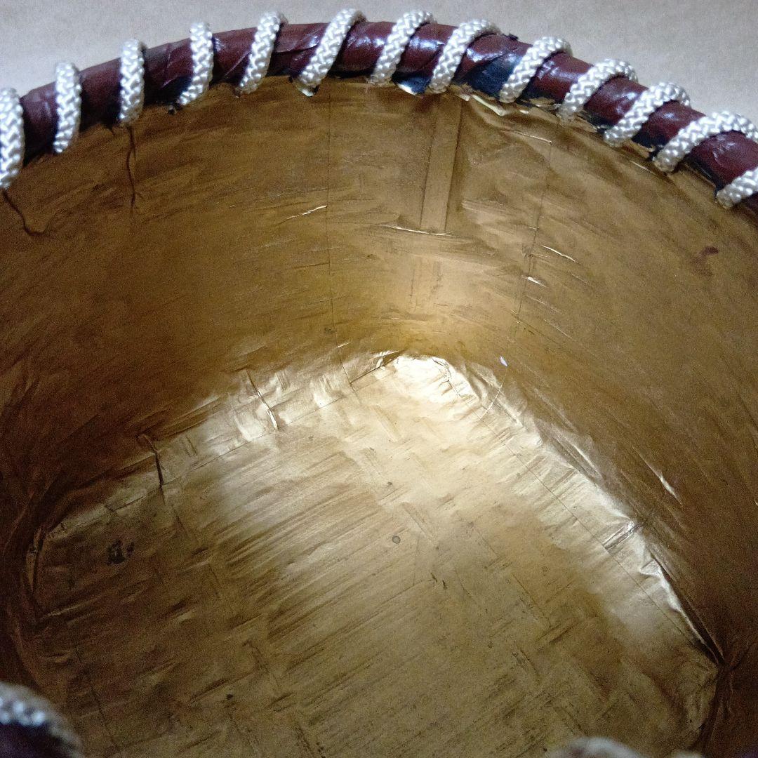 茶道具　塩籠炭斗 一燈好み