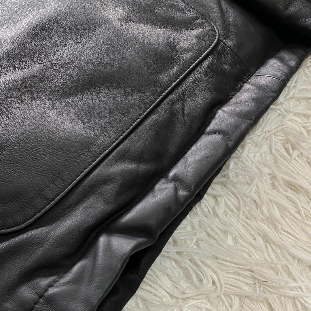 CASTELBAJAC/カステルバジャック【XL】レザージャケット ダウン