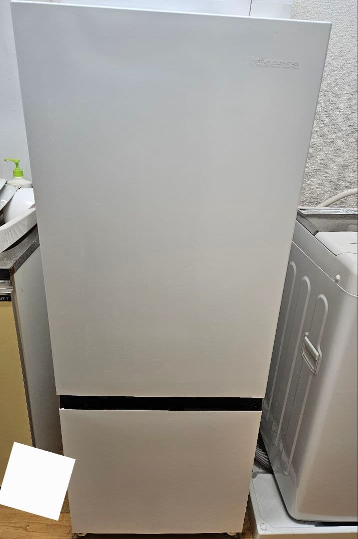 【送料込】冷蔵庫 ハイセンス Hisense 2023年購入 162L ホワイト