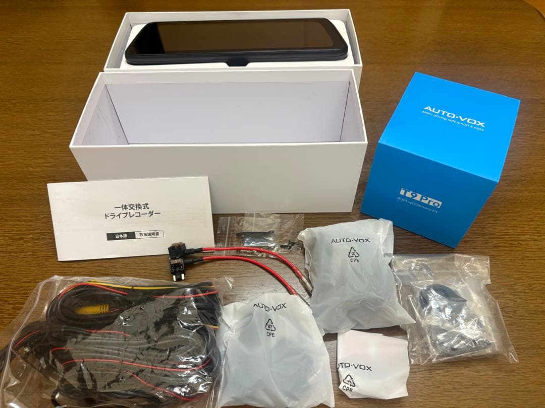 新品AUTO-VOX T9 Pro 最強 純正交換 ドライブレコーダー ミラー型