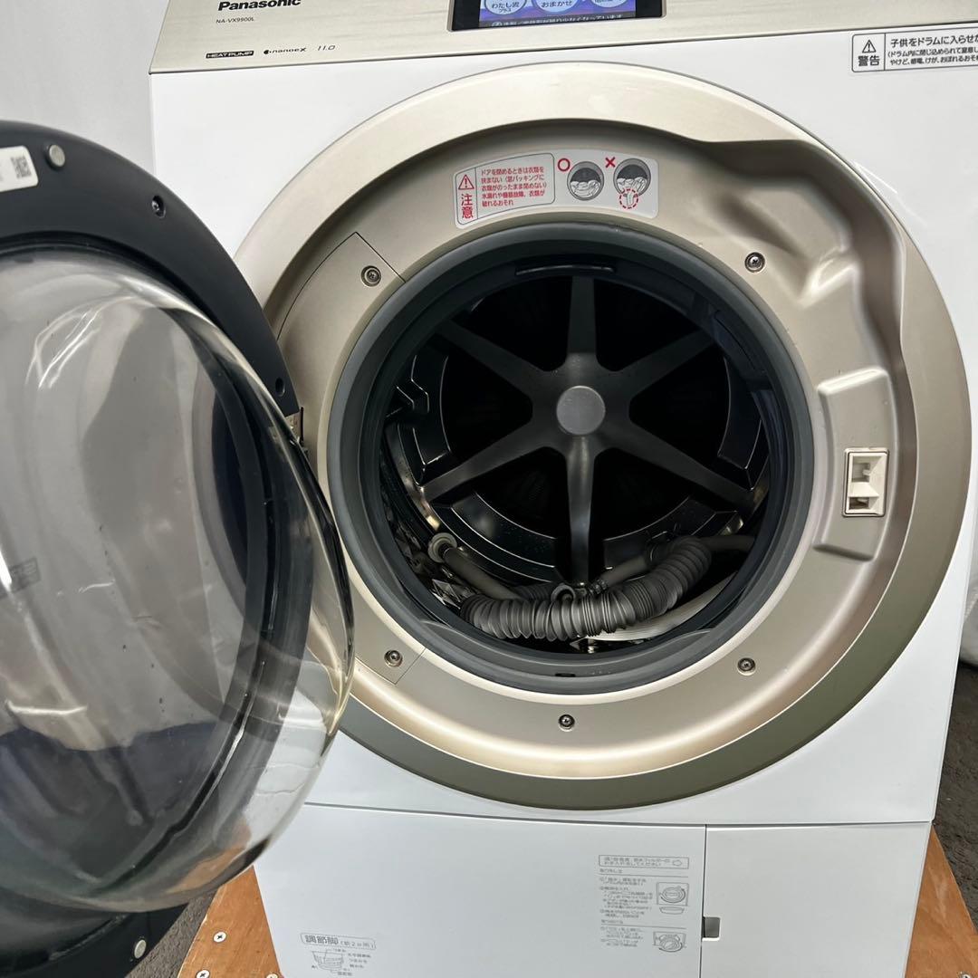 ★137　ドラム式洗濯機　パナソニック　11キロ　左開き　自動投入　設置無料