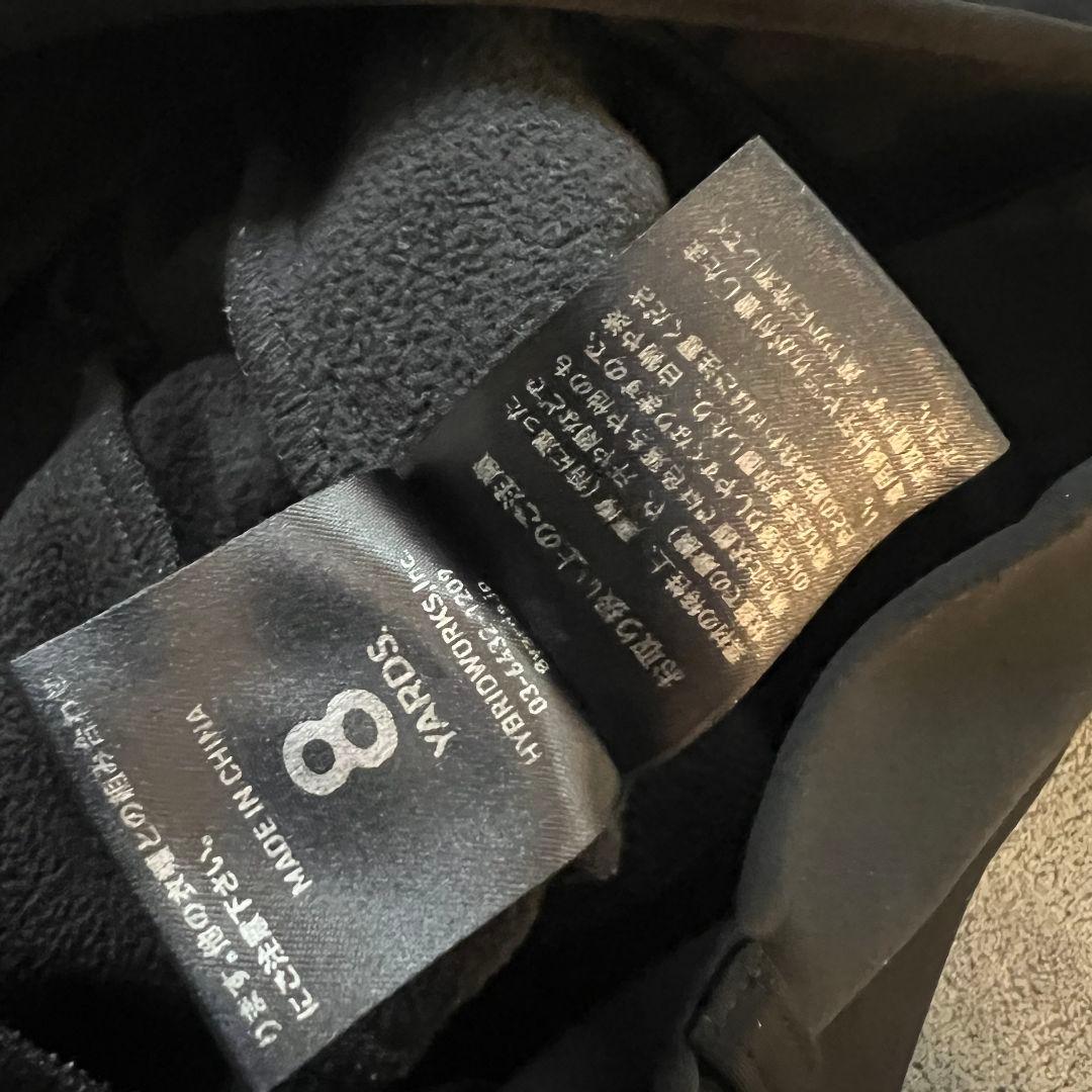 8YARDS ハチヤーズ　裏起毛　蓄熱　ゴルフパンツ　レディース　黒　XS ロゴ