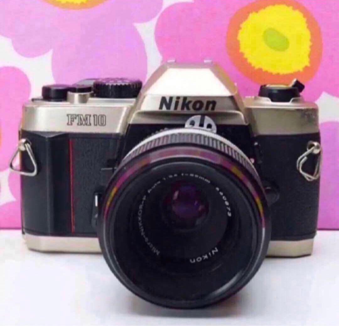 フィルム初心者に❤️FM10❤️名玉55mmレンズ付❤️ニコン最後のMFフィルムカメラ
