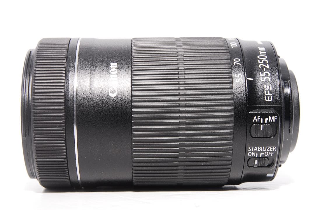 美品 望遠レンズ Canon EF-S 55-250mm IS STM