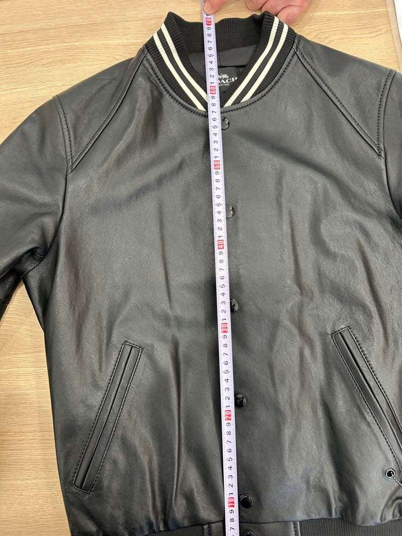 COACH ブラック レザー スタジャン S