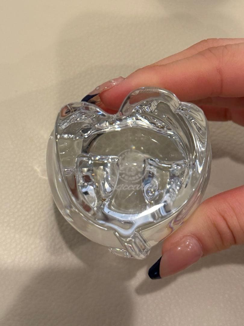 バカラ　招き猫　クリスタル