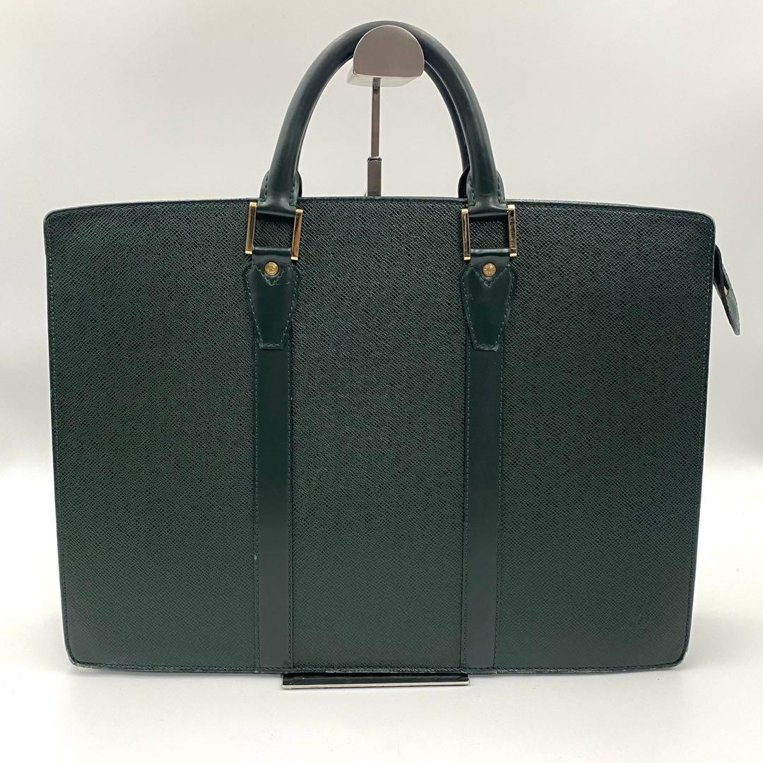 ルイヴィトン タイガ ポルトドキュマン ロザン メンズ ビジネスバッグ エピセア