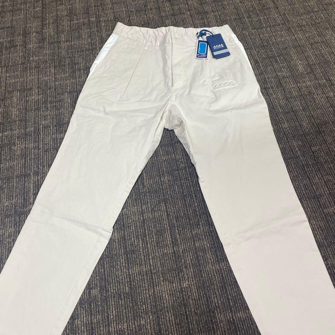 防水カジュアルパンツ ホワイト