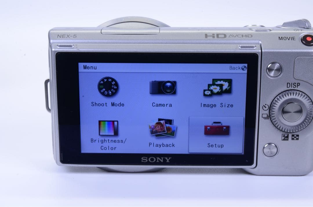 SONY NEX-5 シルバー 海外版 ボディのみ 英語表記 ミラーレス