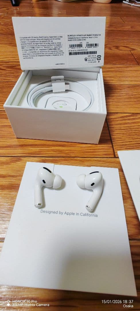 Apple AirPods Pro 本体すべて順調に動作しています。