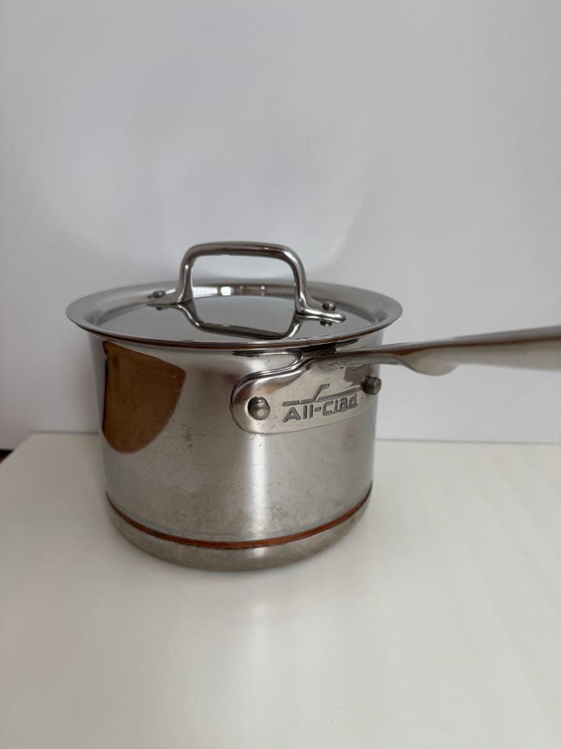 最終値下げ！All-CladCopperCore2QTソースパン 片手鍋 蓋付き