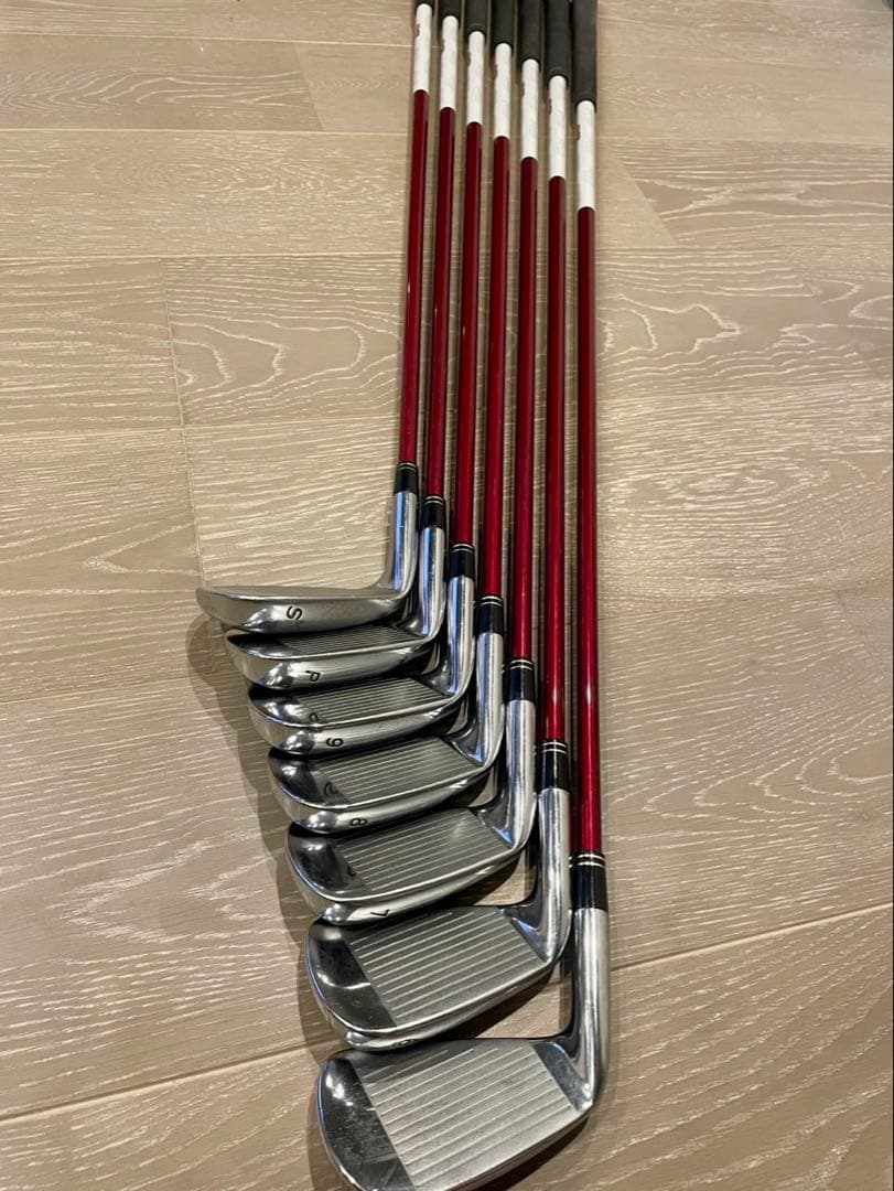テーラードゴルフアイアン7本セット