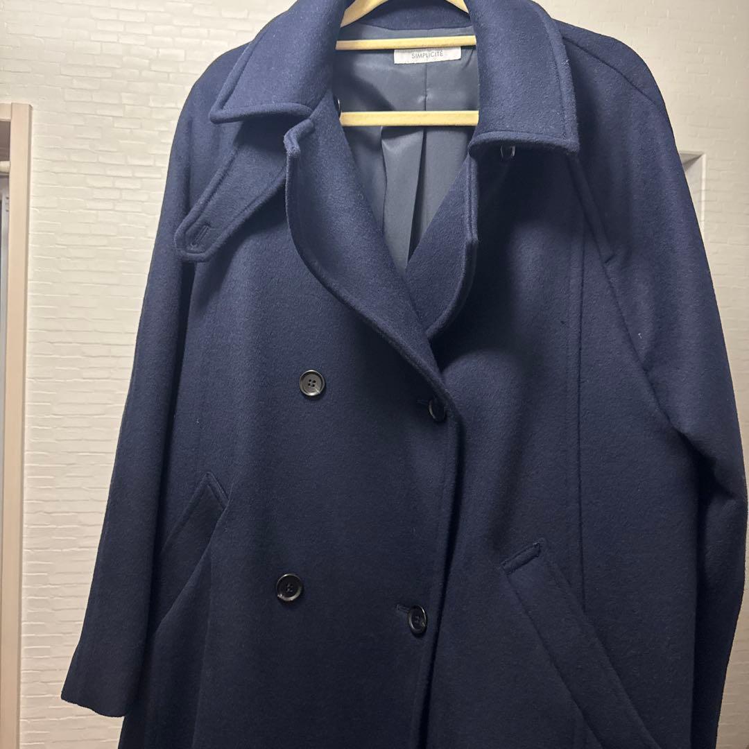 ☆美品☆B.C STOCK シンプリシテェ Wビーバーテントライントレンチコート