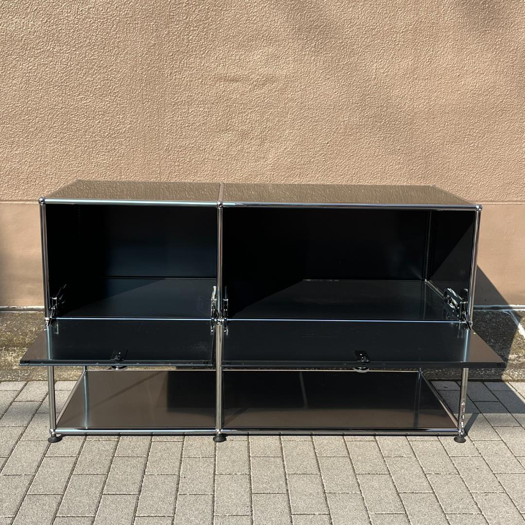 USM Haller ハラ－システム ２列２段 グラファイトブラック