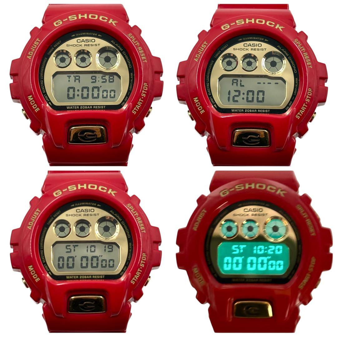 【美品】 G-SHOCK DW-6930A 30周年記念モデル 腕時計 レッド