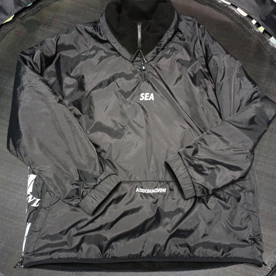 し*ん様 最終値下げ　WINDANDSEA ナイロンジャケット ブラック