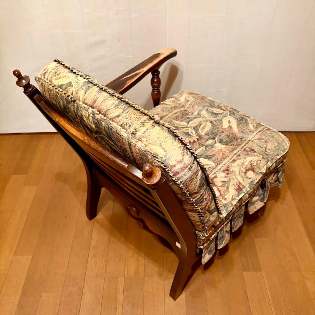 【飛騨産業】\"穂高\"左肘付きチェア (シエスタG)