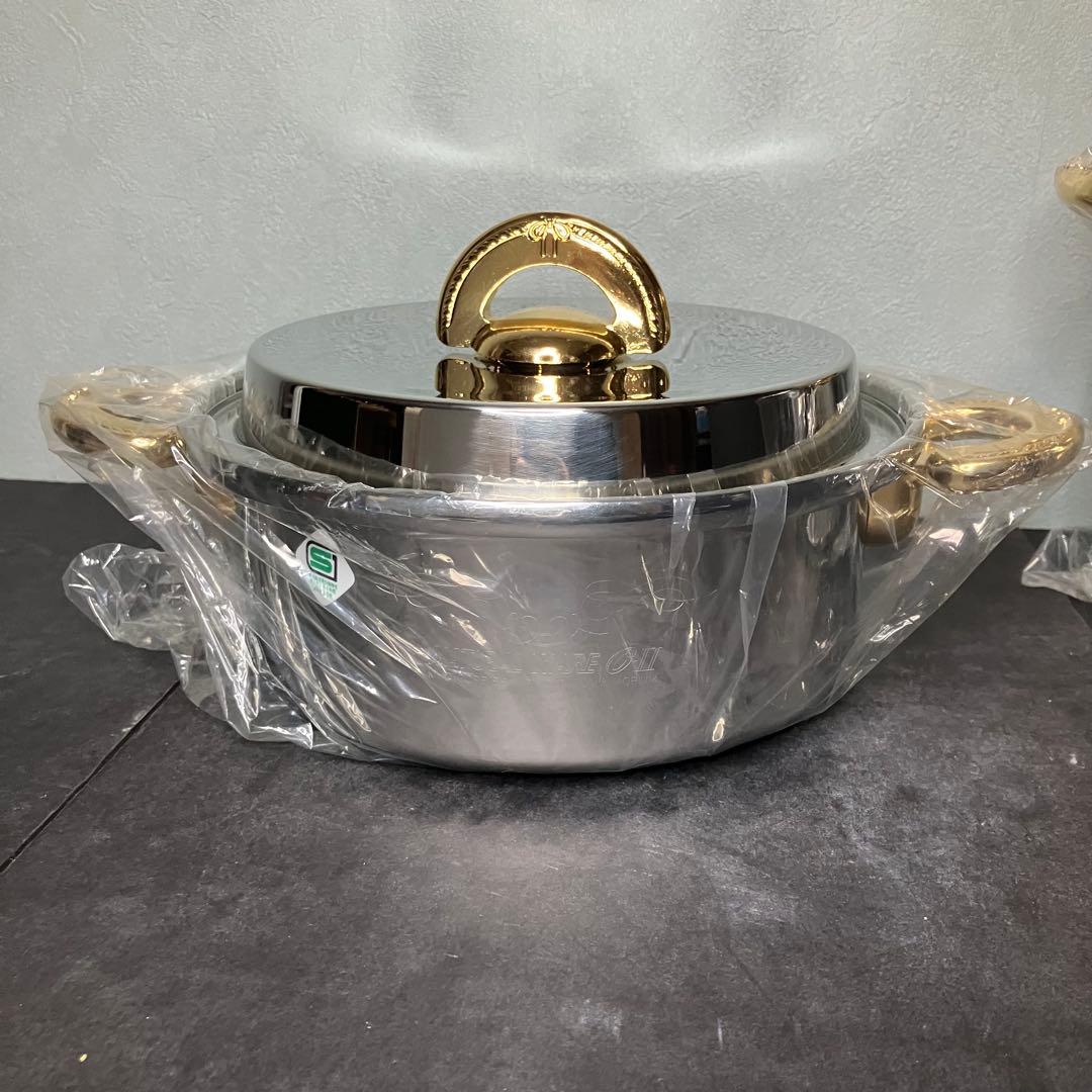 NATURAL WARE　ナチュラルウェア　両手鍋　2種類セット　未使用品