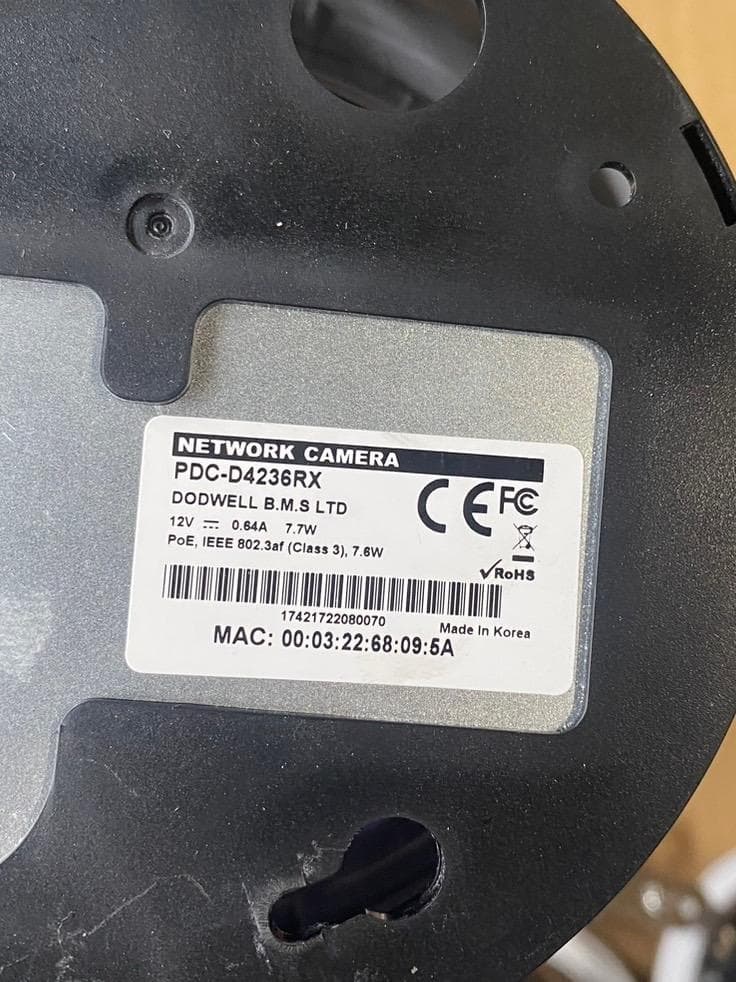 A469◆ネットワークカメラ「PDC-D4236RX」6台とその他セット