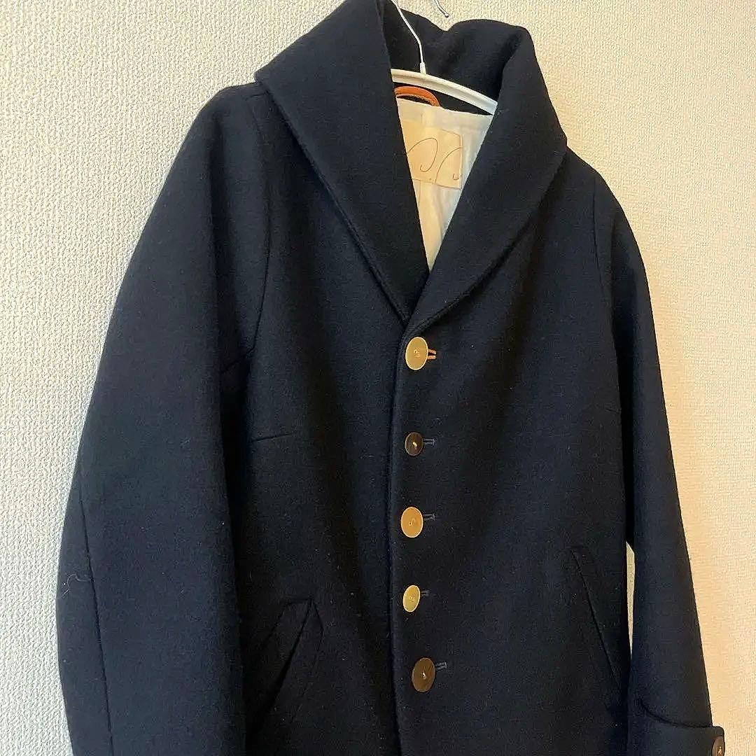 【美品】パラスパレス ダークネイビー ウール ミドル ジャケット M