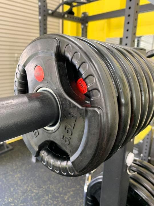 50㎜ラバープレート　20kg 4枚15㎏2枚10㎏２枚5㎏2枚2.5㎏2枚