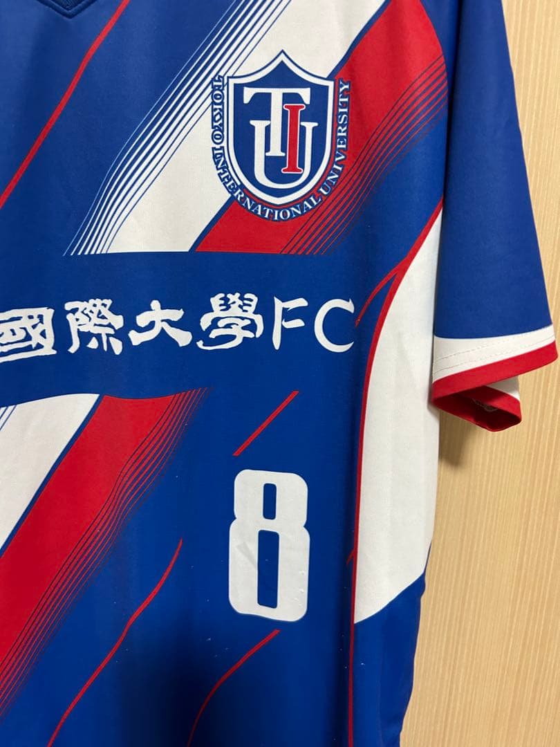 東京国際大学サッカー部限定　レアユニフォーム 8番　長袖、半袖の2点　Lサイズ