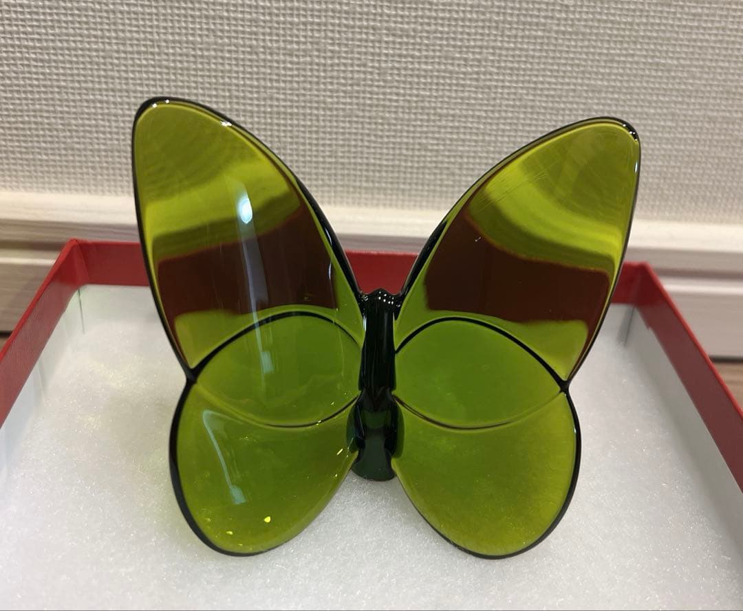Baccarat ラッキーバタフライ　グリーン