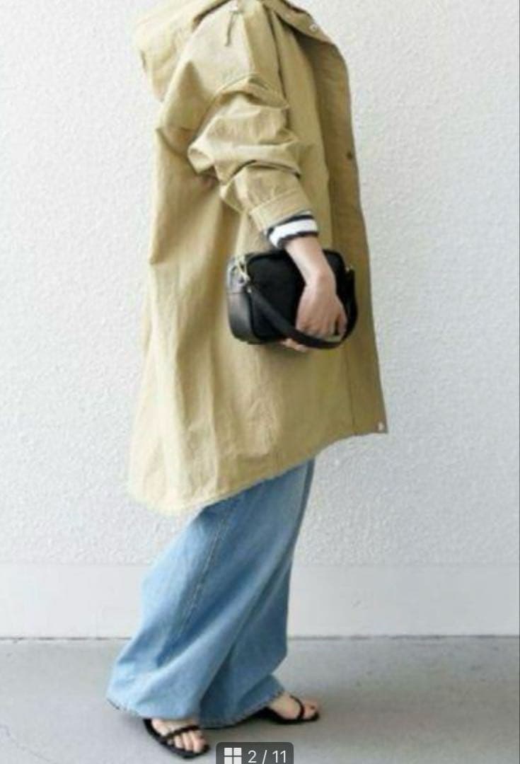 SHIPS any〈洗濯機可能〉オーバー フーディ ブルゾン コート